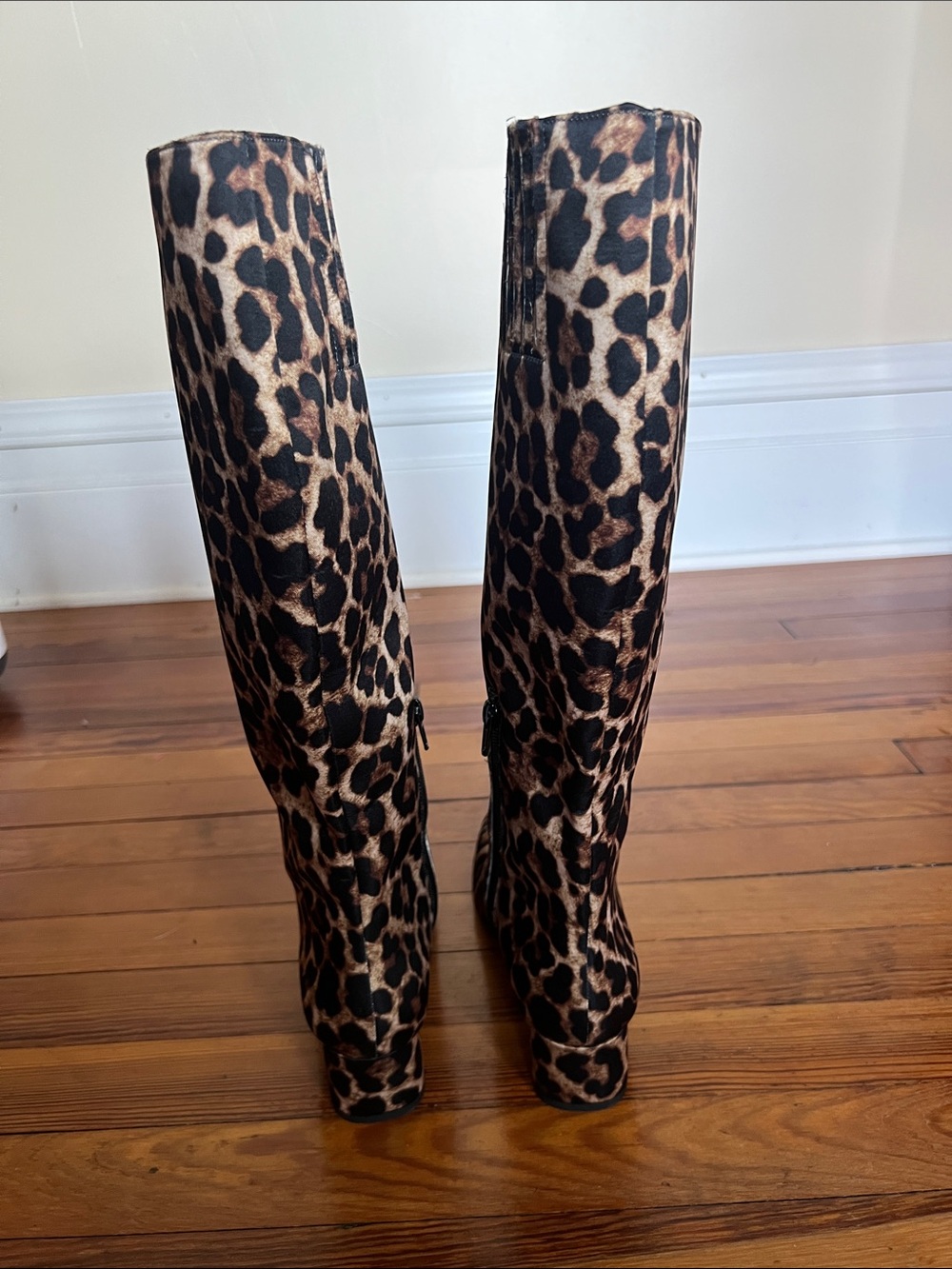 Katy Perry The Wandering Boot Leopard Print Knee High NWOB Size 5 & 5.5 - Picture 7 of 13